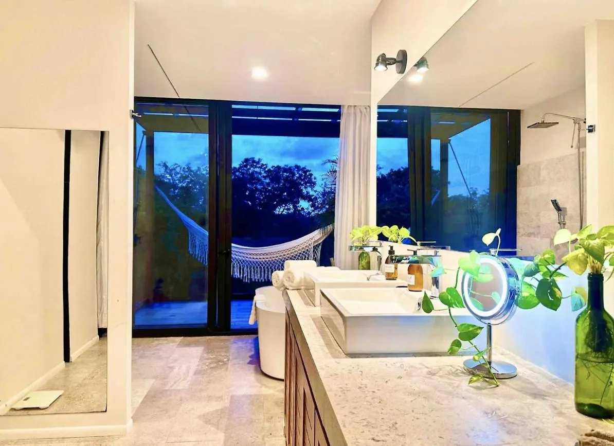 Glass Jungle Villa With Amazing Green Views -10 Min Dt Playa del Carmen 0*,